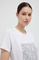 Dkny tricou din bumbac alb DP3T9319