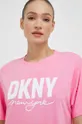 ροζ Βαμβακερό μπλουζάκι DKNY Γυναικεία