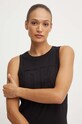 Βαμβακερό τοπ Dkny μαύρο DP3T9217