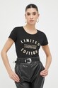 Odzież Morgan t-shirt DETION.NOIR./.LIGHT.GOL czarny
