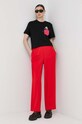 Bavlněné tričko Karl Lagerfeld x Disney 231W1791 černá SS23