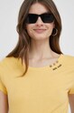 Pepe Jeans tricou Ragy galben PL505230.039