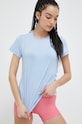 Casall t-shirt treningowy z elastanem niebieski 20451
