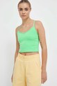 4F top z elastanem zielony 4FSS23TTSHF557