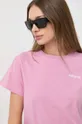 ροζ Βαμβακερό μπλουζάκι Patrizia Pepe