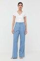 Morgan t-shirt DWONDER.OFF.WHITE biały SS23