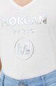 Morgan t-shirt DWONDER.OFF.WHITE biały