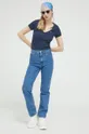 Μπλουζάκι Tommy Jeans σκούρο μπλε
