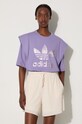 adidas Originals cotton t-shirt IC7203 Tee cotton violet IC7203