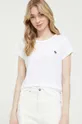 Βαμβακερό μπλουζάκι Abercrombie & Fitch 3-pack λευκό