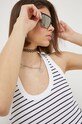 Abercrombie & Fitch top wzorzyste biały KI139.3381.104