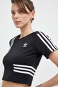 adidas Originals tricou imprimeu negru IC2379