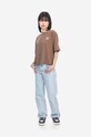 Carhartt WIP cotton T-shirt Tacoma I031434 brown SS23