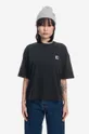 czarny Carhartt WIP t-shirt bawełniany Tacoma Damski