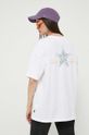 Odzież Converse t-shirt bawełniany 10024784.A02 biały