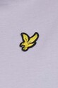 Bavlněné tričko Lyle & Scott TSW1607V.W838 fialová