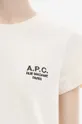 beżowy A.P.C. t-shirt bawełniany New Denise