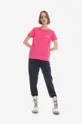 Βαμβακερό μπλουζάκι A.P.C. New Denise ροζ