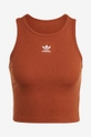 brązowy adidas Originals top