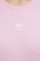 рожевий Бавовняна футболка adidas Originals