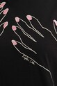 MCQ t-shirt bawełniany czarny 624665RSJ731000