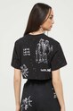 Îmbrăcăminte Sixth June tricou din bumbac 33722 negru