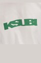 Bombažna kratka majica KSUBI bela WPS23TE010