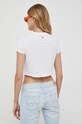 Ρούχα Βαμβακερό μπλουζάκι United Colors of Benetton 3096D106N.101 λευκό