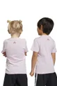 Παιδικό βαμβακερό μπλουζάκι adidas LK LIN CO Για κορίτσια