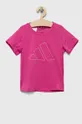 fioletowy adidas t-shirt dziecięcy G TR-ES BL Dziewczęcy