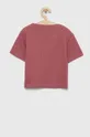 Дитяча бавовняна футболка adidas рожевий