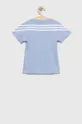 Дитяча бавовняна футболка adidas x Disney LG DY MNA блакитний