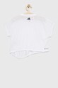 adidas t-shirt dziecięcy G HIIT IA0391 biały SS23