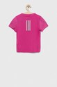 adidas t-shirt dziecięcy G RUN TEE IB8869 fioletowy SS23