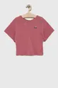 roza Otroška kratka majica adidas Dekliški