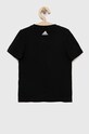 adidas tricou de bumbac pentru copii G LIN IC3149 negru SS23