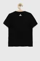adidas t-shirt bawełniany dziecięcy G LIN czarny