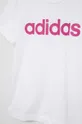 Detské bavlnené tričko adidas G LIN  100 % Bavlna