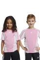 рожевий Дитяча бавовняна футболка adidas LK CB CO TEE Для дівчаток