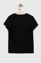 Otroška bombažna kratka majica adidas G BL črna