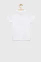Παιδικό βαμβακερό μπλουζάκι adidas G BL λευκό
