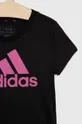 adidas t-shirt bawełniany dziecięcy G BL Materiał zasadniczy: 100 % Bawełna, Ściągacz: 95 % Bawełna, 5 % Elastan