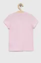 Παιδικό βαμβακερό μπλουζάκι adidas G BL ροζ