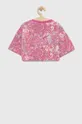 Дитяча футболка adidas G FI AOP T фіолетовий