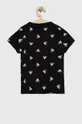 Дитяча бавовняна футболка adidas G BLUV чорний