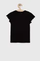 Παιδικό μπλουζάκι Tommy Hilfiger μαύρο