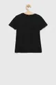 Detské bavlnené tričko Tommy Hilfiger čierna