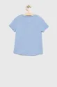 Otroška bombažna kratka majica Tommy Hilfiger modra