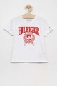Tommy Hilfiger t-shirt dziecięcy aplikacja biały KG0KG07081.PPYX