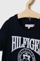 DÍVKA Dětské tričko Tommy Hilfiger KG0KG07081.PPYX námořnická modř